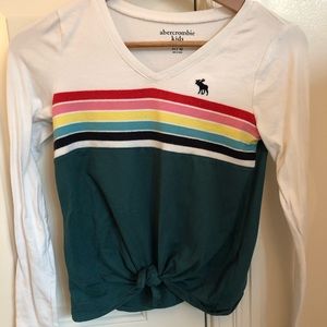 Girls abercrombie longsleeved shirt